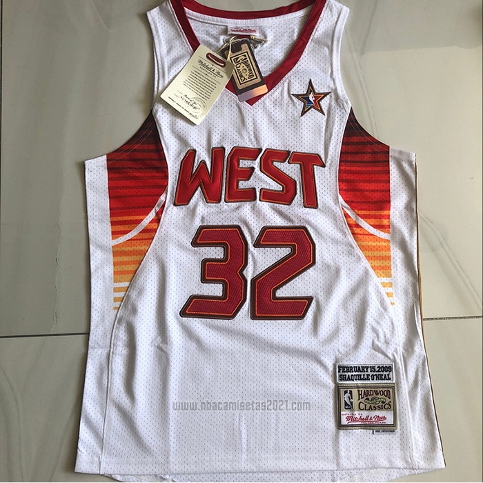 Camiseta All Star 2009 Shaquille O'Neal #32 Blanco